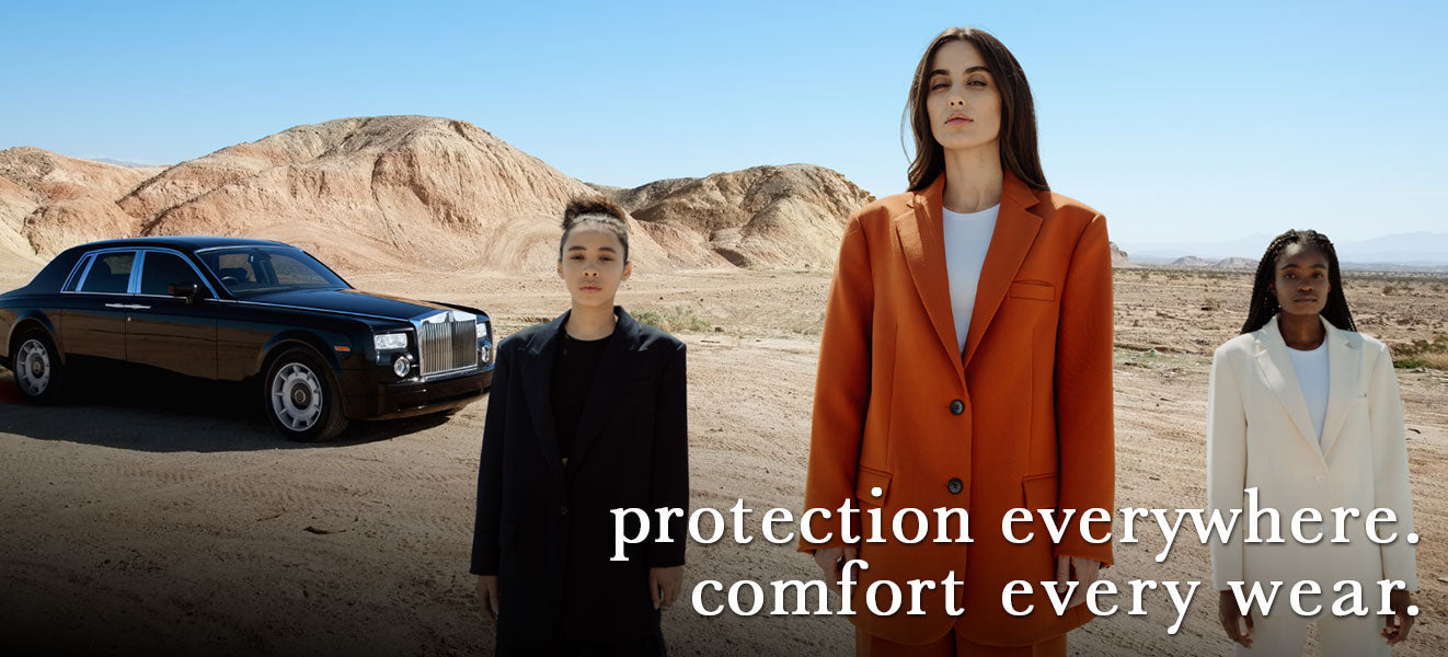 protection everywhere. comfort every wear